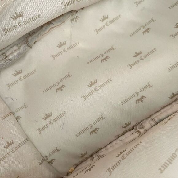 Juicy Couture Black Embossed Logo Word Play Backpack - Picture 8 of 9